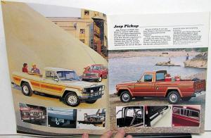 1982 Jeep CJ5 CJ7 Scrambler Pickup Cherokee Wagoneer ORIGINAL Sales Brochure AMC