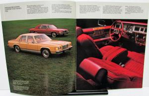 1982 Mercury Dealer Sales Brochure Marquis Features & Options