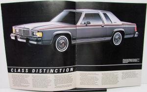 1983 Mercury Dealer Sales Brochure Grand Marquis Features & Options