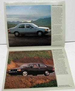1984 Mercury Dealer Sales Brochure Topaz Folder Features & Options