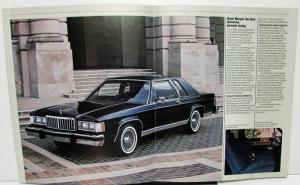 1984 Mercury Dealer Sales Brochure Grand Marquis Features & Options