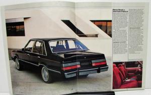 1984 Mercury Dealer Sales Brochure Marquis Features & Options