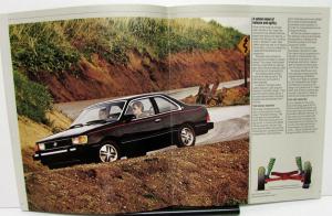1984 Mercury Dealer Sales Brochure Topaz Features & Options