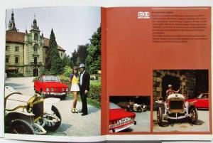 1968 1969 1970 Skoda 110 R Model FRENCH Sales Brochure Original