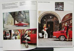 1970s Skoda S 100 Model FRENCH Text Color Sales Brochure Original