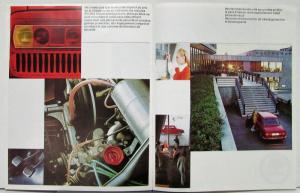 1970s Skoda S 100 Model FRENCH Text Color Sales Brochure Original