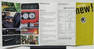 1977 1978 Skoda S 105 S & L and S 120 L & S Models Sales Folder English Text