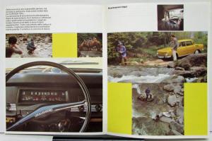 1970s Skoda 100 L Model Sales Brochure Italian Text Market Original