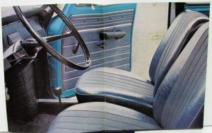 1970s Skoda 110 L DeLuxe Sales Brochure GERMAN Text Market Cat On Car Hood