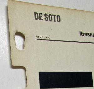1947 1948 DeSoto Paint Chips by Rinshed Mason Original