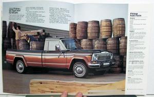1983 Jeep Full Line AMC Sales Brochure CJ Scrambler Pickup Cherokee Wagoneer