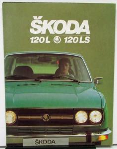 1970s Skoda 120L and 120LS Sales Folder FRENCH Text Original