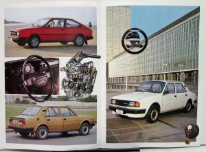 1980s Skoda Eco 105S & L 120L LS & GLS Golden LSX Coupe DUTCH Sales Folder Orig