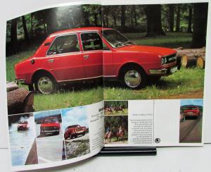 1970s Skoda 120L and 120LS Sales Brochure English Text Original