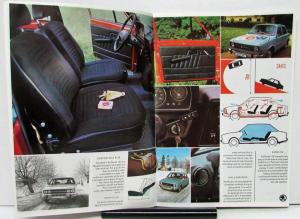 1970s Skoda 120L and 120LS Sales Brochure English Text Original