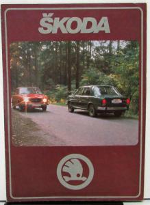 1970s 1980s Skoda 105 & 120 & GLS Models Sales Folder Original German Text