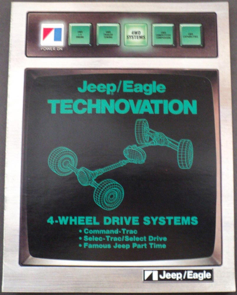 1984 Jeep Eagle Technovation 4 Wheel Drive Systems Dealer Sales Brochure