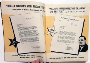 1935-1936 Dodge Testimonial Letters Dealer Sales Brochure Booklet Original