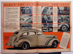 1937 Dodge News Magazine Boy Its New for 37 Vol 2 No 8