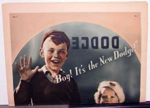 1937 Dodge News Magazine Boy Its New for 37 Vol 2 No 8