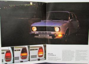 1970s 1980s ? Skoda 105 S and 105 L Color Sales Brochure FRENCH Text Original