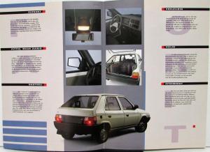 1988 Skoda Favorit 136L Car Model Color Sales Folder Dutch Text Original
