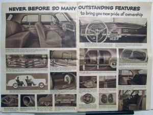 1949 Dodge News of the Daring New Sales Folder Brochure
