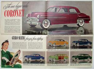 1950 Dodge Presenting the New Bigger Value Sales Brochure