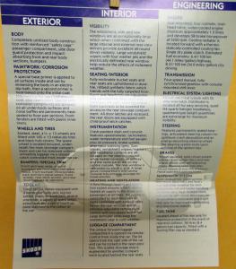 1990s Skoda Automobile Fact Guide Sales Folder Original European Market