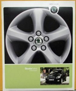 2007 Skoda Fabia Color Sales Brochure Printed in Finnish Text Original