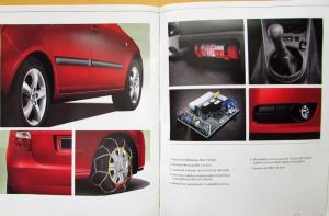 2007 Skoda Fabia Color Sales Brochure Printed in Finnish Text Original