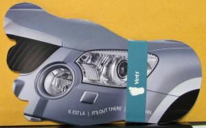 2009 2010 Skoda Yeti SUV Foot Shaped Postcards French German English Text Orig