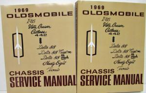 1969 Oldsmobile Service Manual Cutlass 442 VistaCruiser F85 Delta 88 98 Toronado