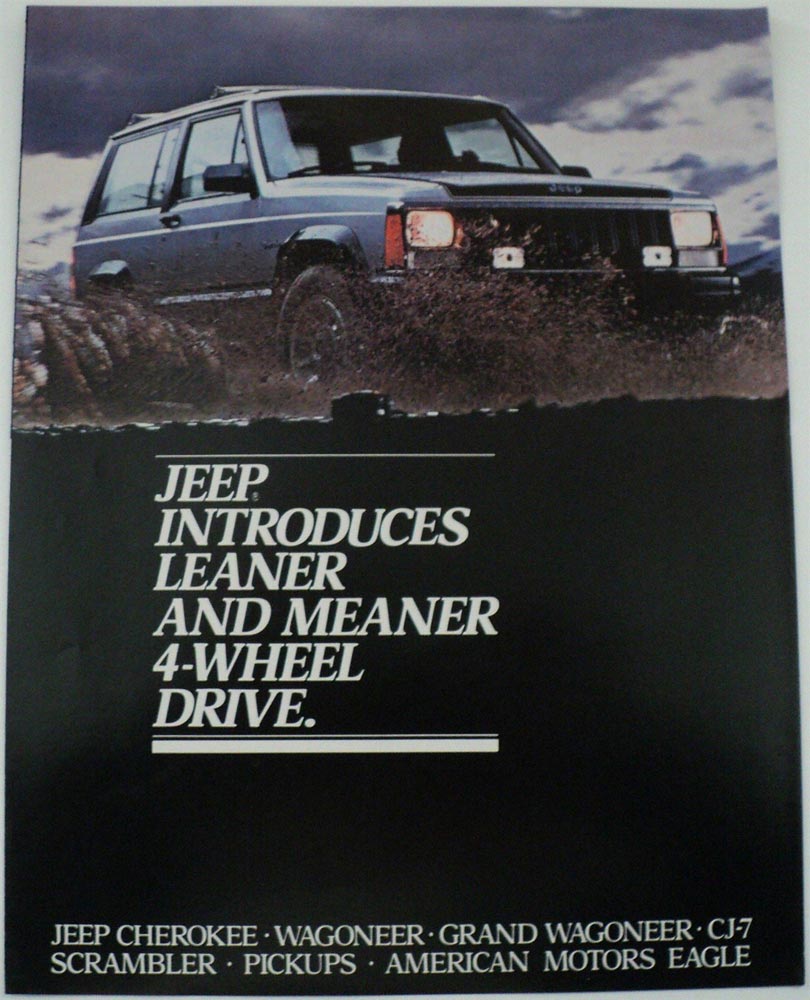 1984 Jeep Cherokee Wagoneer CJ7 Pickups AMC Eagle ORIGINAL Dealer Sales Brochure