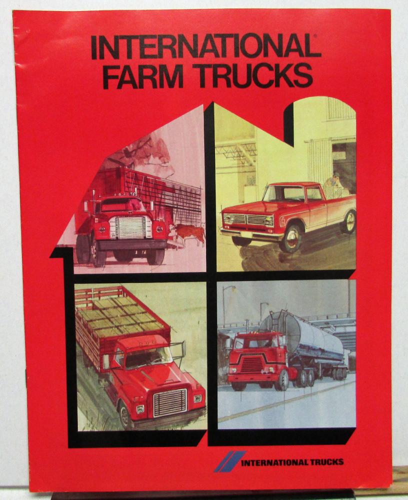1974 International Trucks Dealer Sales Brochure Farm Vehicles Agricultural