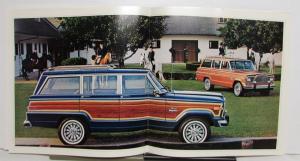 1984 Jeep Grand Wagoneer ORIGINAL Dealer Sales Brochure