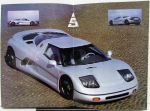 1992 Spiess C522 Sports Car German Text Prestige Sales Folder & Data Sheet Orig