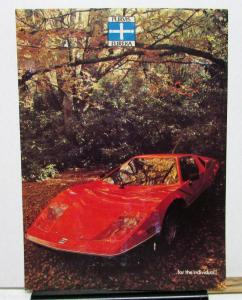 1980 Australian Purvis Eureka Dealer Data Sheet Brochure VW Powered Sports Car