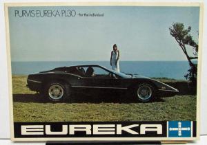 1977 Sydney Australia Auto Show Handout Brochure Purvis Eureka PL 30