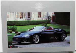 2004 Spyker Sales Folder C8 Double 12R & S & Laviolette Sports Car Folder