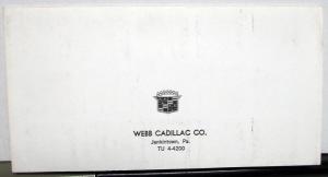 1971 Cadillac Color Selection Paint Chip Firemist Option Sale Brochure Folder