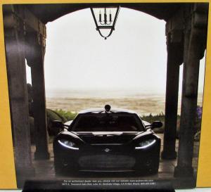 2009 Spyker C8 Aileron Sports Car Color Sales Folder Original