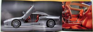 2009 Spyker C8 Aileron Sports Car Color Sales Folder Original