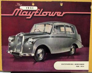 1951 Standard Mayflower Australian Marketed Specs Color Sales Folder Original
