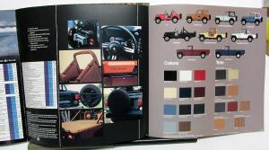 1985 Jeep CJ Scrambler J10 J20 Pickup Original Dealer Sales Brochure