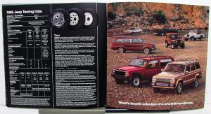 1985 Jeep CJ Scrambler J10 J20 Pickup Original Dealer Sales Brochure