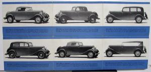 1933 Ford The New V-8 Sales Folder Brochure