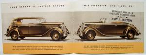 1935 Ford V-8 Buy Now Sales Brochure Coppertone