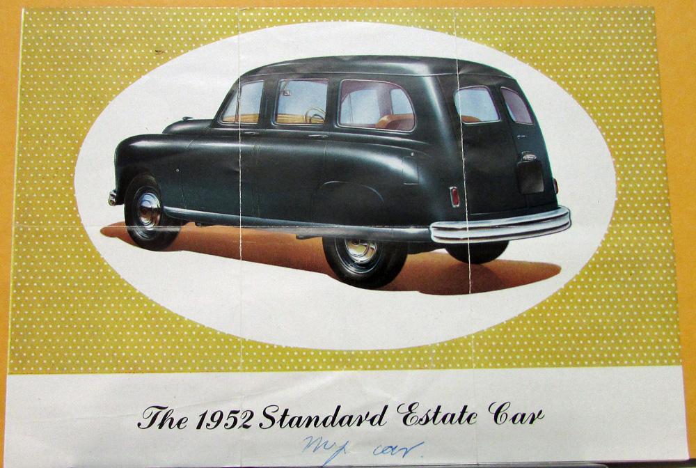 1952 Standard Estate Car Sales Folder Printed in England Original