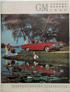 1960 General Motors GM Annual Report Booklet Shareholders Financial Stock Sales
